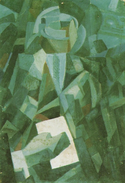 1923_28 Cubist CompositionPortrait of a Seated Person Holding a Leter 1923.jpg